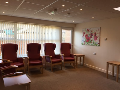 A bright communal area at The Manse